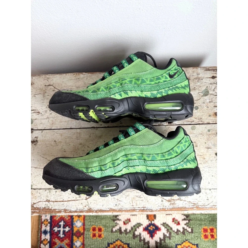 Nike Air Max 95 Naija Pine Green Black CW2360-300 Size 11